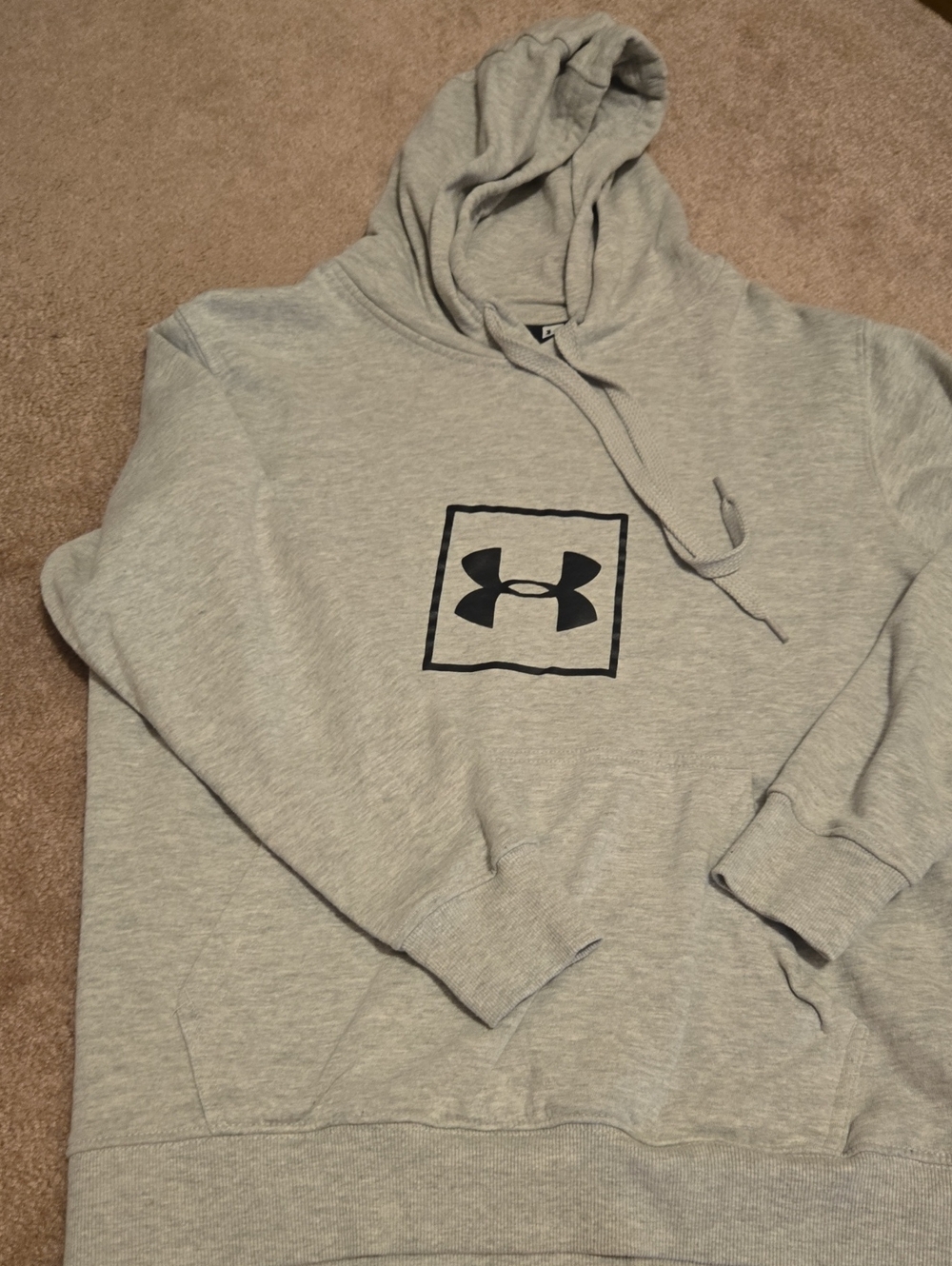 Under Armour Men's Gray Logo Hoodie